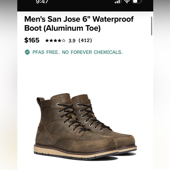 Keen Men’s Utility Steel Toe Boot Size 12 - Picture 2 of 9